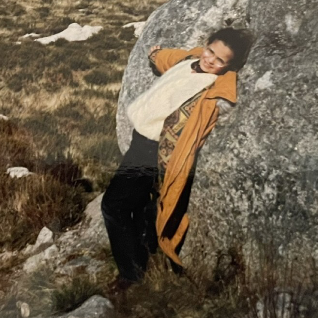 Sara Magalhães em criança